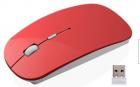Brezžična optična miška USB 2,4 GHz rdeča